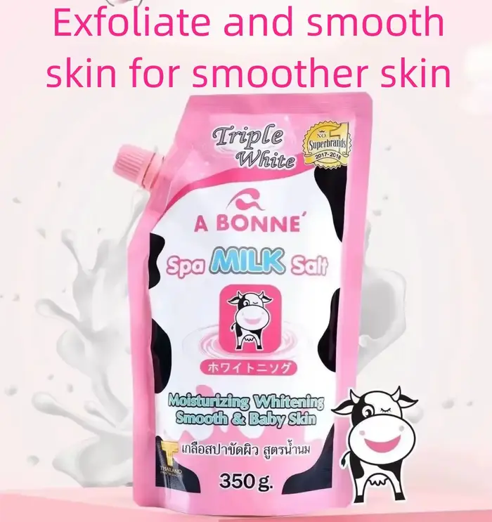Sels de bain thaïlandais A BONNE SPA au lait / citron VC / saveur yaourt aux fruits