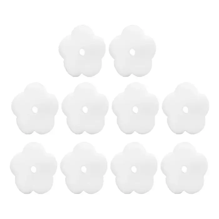 Éponge anti-salissures pour bain à remous, 10 pièces, absorbeur d'huile en forme de fleur pour piscine et spa, filtre absorbant haute efficacité