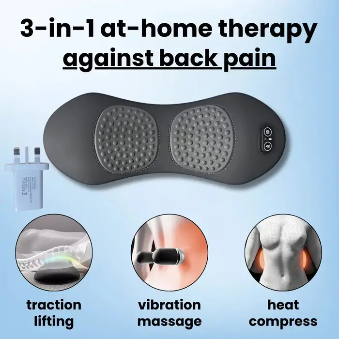 Emeka masseur de dos 3 en 1 avec lit de soulagement dormir Shiatsu tissus profonds Portable épaule bas du dos