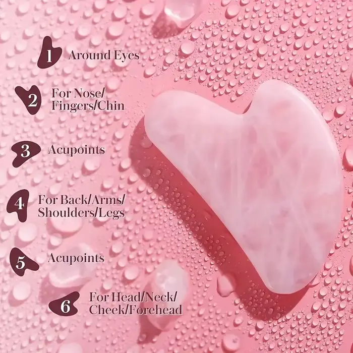 Outil facial Gua Sha, outil Guasha pour le visage