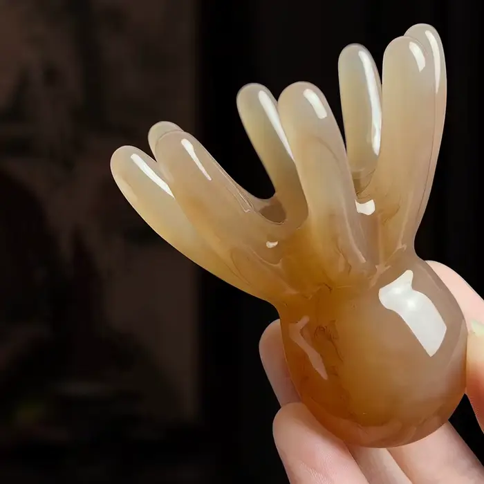 Peigne de Massage en résine poulpe