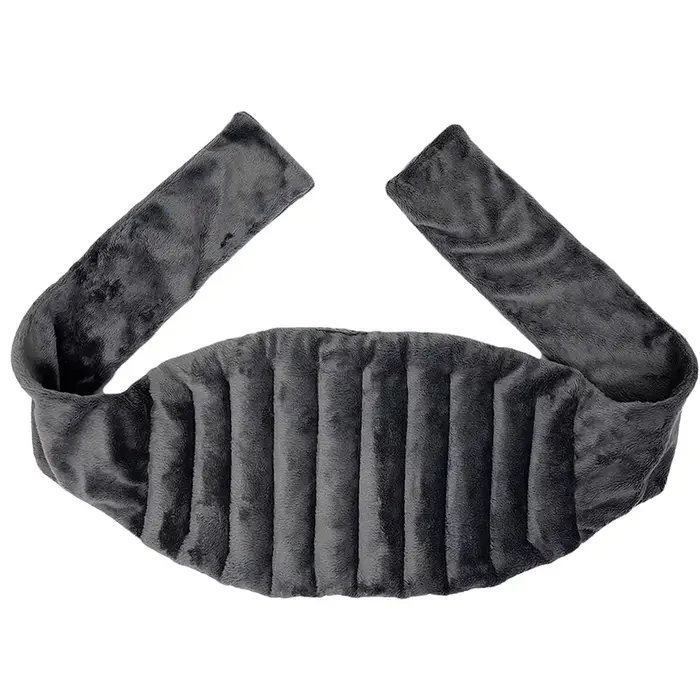 Coussin chauffant extra large pour micro-ondable, peluche lavande, sans fil, réutilisable pour les m