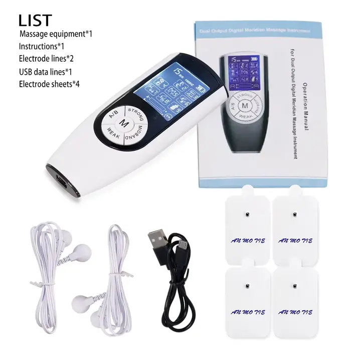 Masseur TENS, Acupuncture croisée, Moxibustion, stimulateur musculaire EMS pour soulager la douleur,