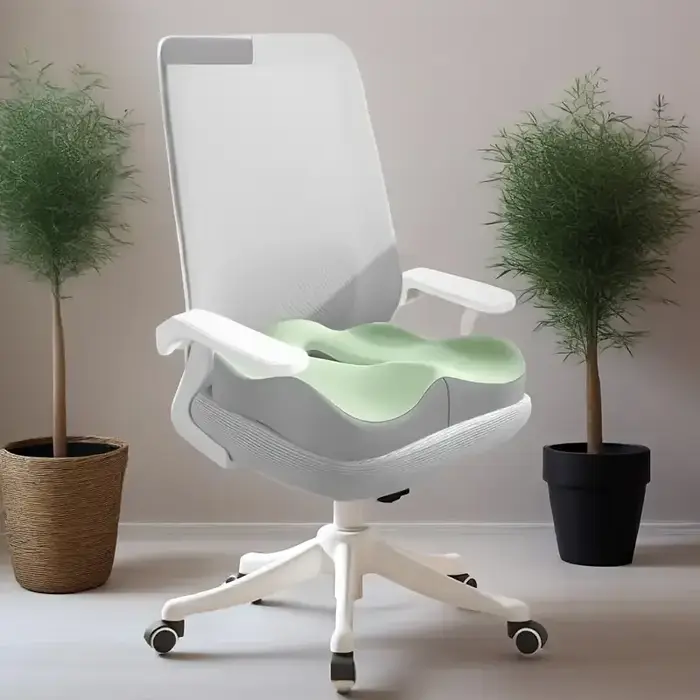Coussin en mousse à mémoire de forme : ne s'affaisse pas malgré une longue assise