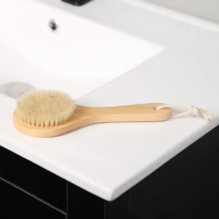 Brosse corporelle en bois de bambou