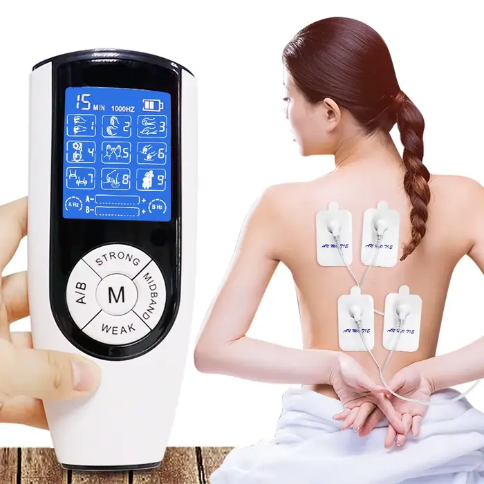 Appareil de massage TENS à double sortie