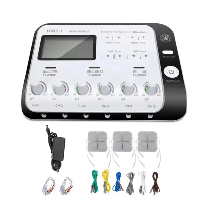 Thérapie par électro-acupuncture, acupuncture et moxibustion, 6 sorties, stimulateur musculaire, TEN