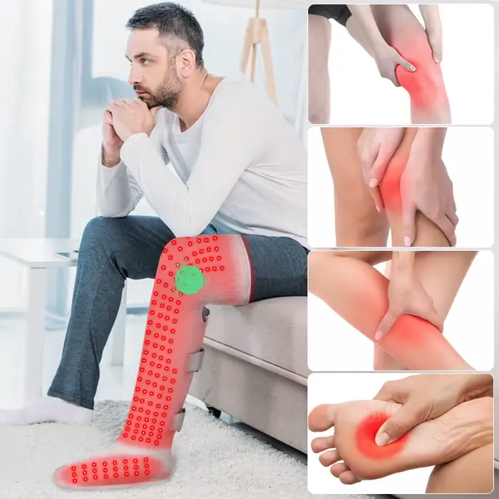 Bottes chauffantes Moxibustion à lumière rouge