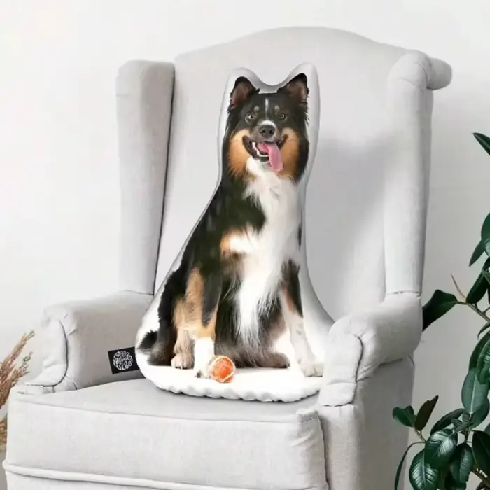 Coussin personnalisé avec photo d'animal, coussin 3D sur mesure en forme de chat ou de chien, forme 