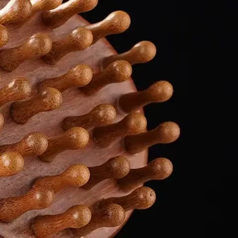Peigne de Massage thérapeutique en bois