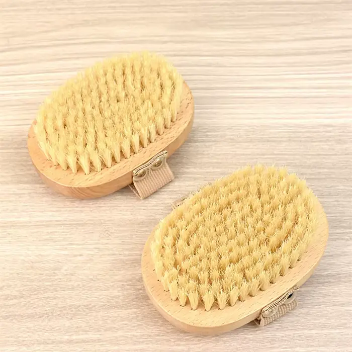 Brosse corporelle en bois pour SPA