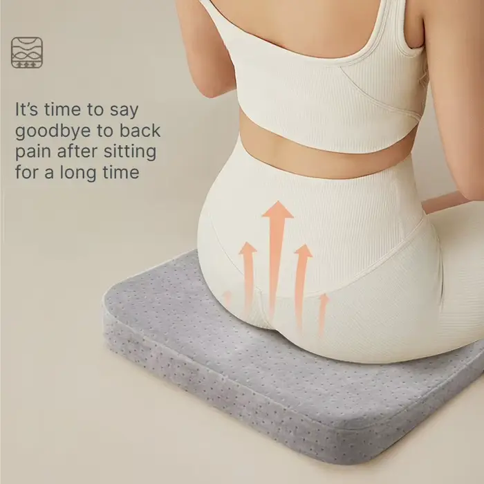 Coussin de chaise de bureau ergonomique en mousse à mémoire de forme
