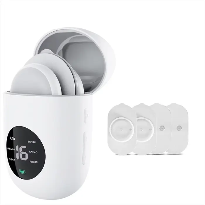 TOP! Unité TENS. Stimulateur musculaire sans fil pour soulager la douleur, Machine TENS EMS à 16 int