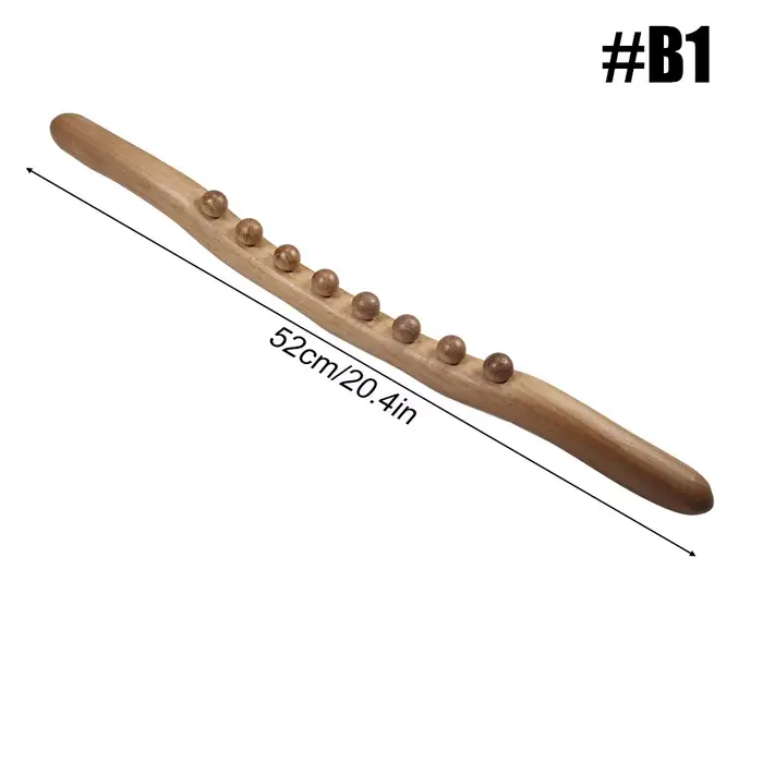 Masseur de Drainage lymphatique en bois, bâton de Massage portatif, outils de Drainage lymphatique p