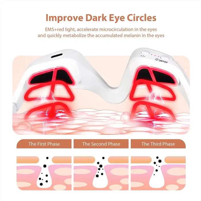 Foreverlily masseur oculaire soulage la Fatigue oculaire lunettes de Massage yeux soulagement de la 