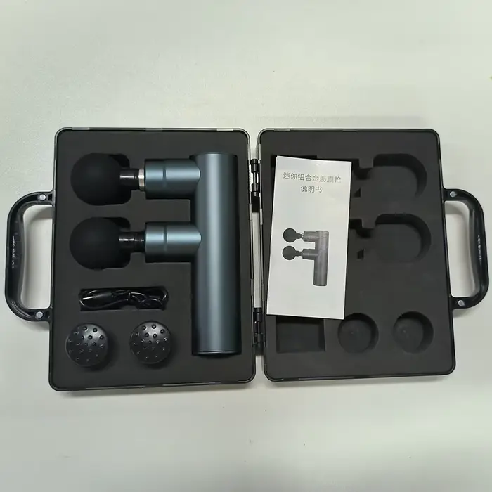 Pistolet de Massage électrique musculaire, chargement USB, haute fréquence, Double tête, relaxation