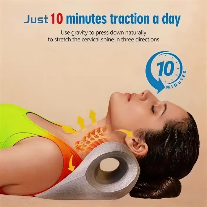Oreiller de massage cervical – Masseur Shiatsu pour le cou et les épaules à usage domestique avec support
