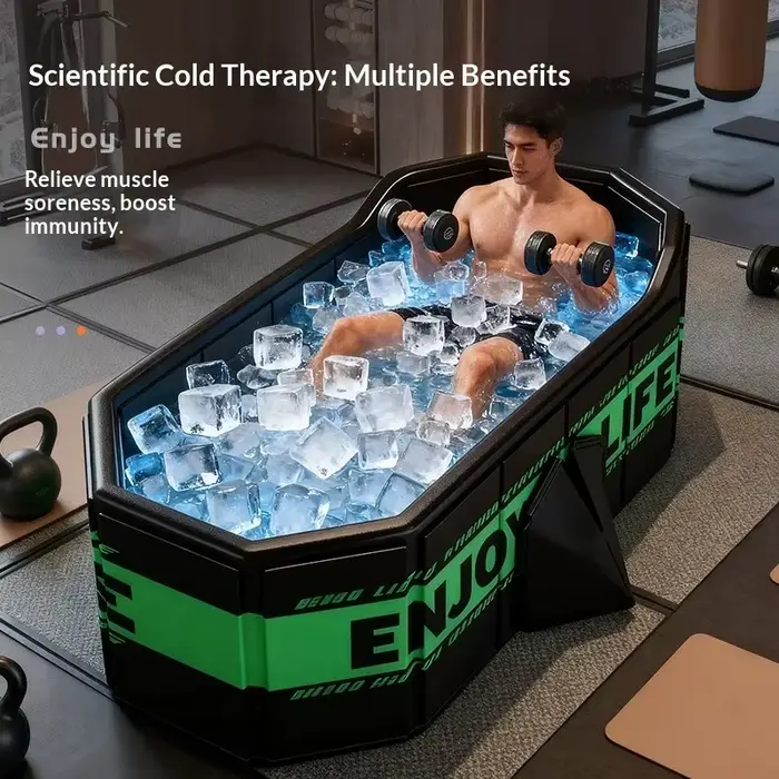 Baignoire de récupération par cryothérapie portable et pliable pour adultes
