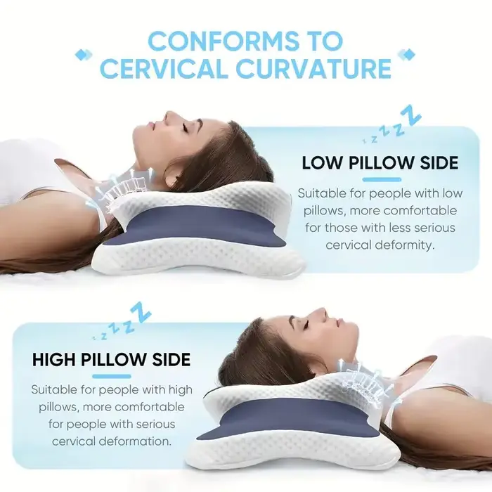 Oreiller cervical en mousse à mémoire de forme
