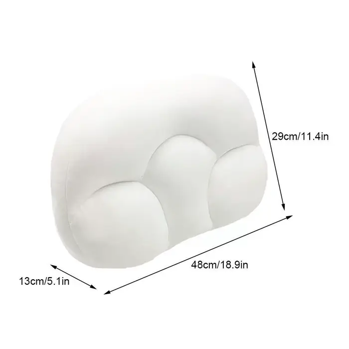 Oreiller de sommeil rond en mousse à mémoire de forme