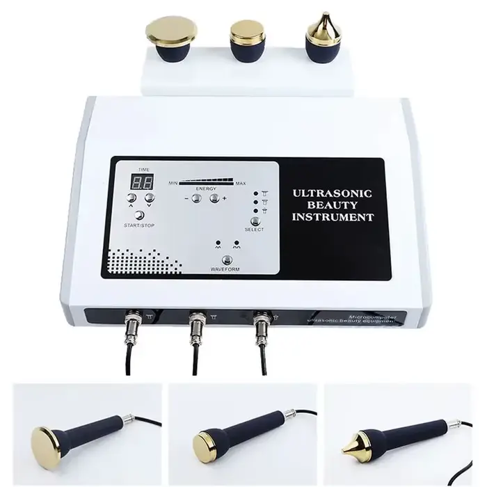 2025 la nouvelle Machine à ultrasons Portable 1 MHZ et 3 MHZ thérapie soins de la peau