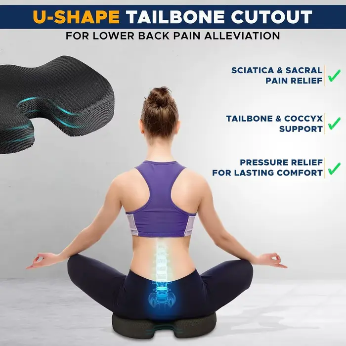Coussin à mémoire de forme orthopédique en Gel