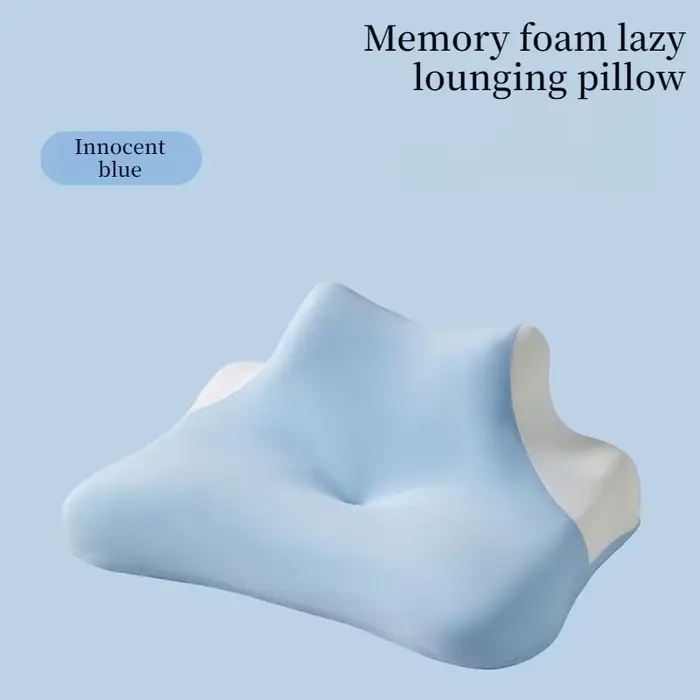 Oreiller de sommeil ergonomique en mousse à mémoire de forme pour le sommeil profond, soutien cervic