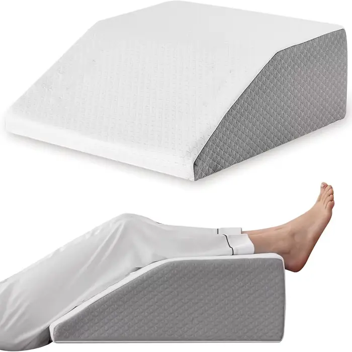 Oreiller de jambe, oreiller élévateur de jambe de 8 pouces pour jambes