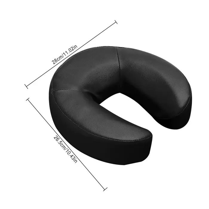 Oreiller pour le visage en mousse à mémoire de forme, oreiller en forme de U, appui-tête universel, coussin pour le visage, oreiller orthopédique Cervical doux