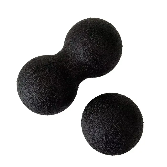 Ensemble de balles fasciales de massage EPP avec thérapie par points de déclenchement à double balle