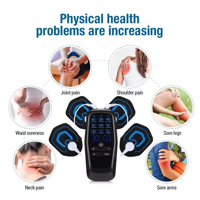 Physiothérapie Tens stimulateur musculaire électrique EMS Acupuncture Massage corporel thérapie numérique minceur