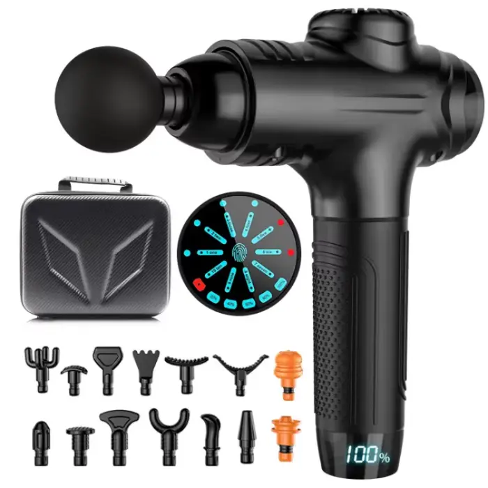 Pistolet de massage intelligent à vibrations professionnel