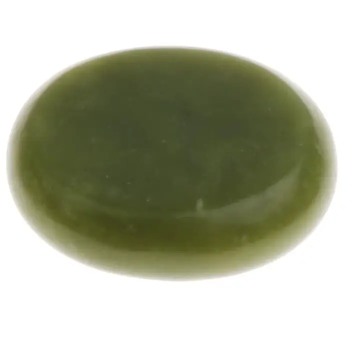 Pierre de massage chaude en jade olive