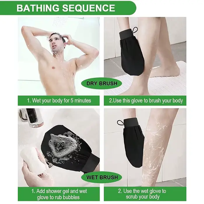 Gant exfoliant marocain pour douche