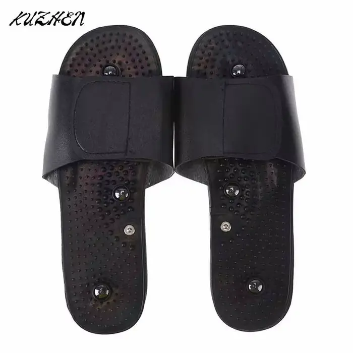 Pantoufles à électrodes de Massage, 1 paire, pantoufles de thérapie Tens, appareil de relaxation du
