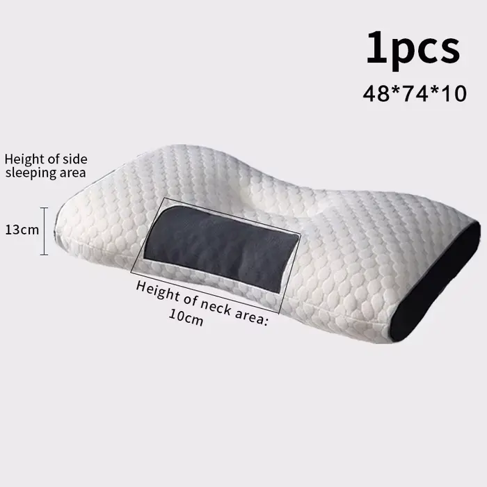 Oreiller cervical pour aider à dormir et protéger le cou, orthopédique domestique en Fiber de soja,
