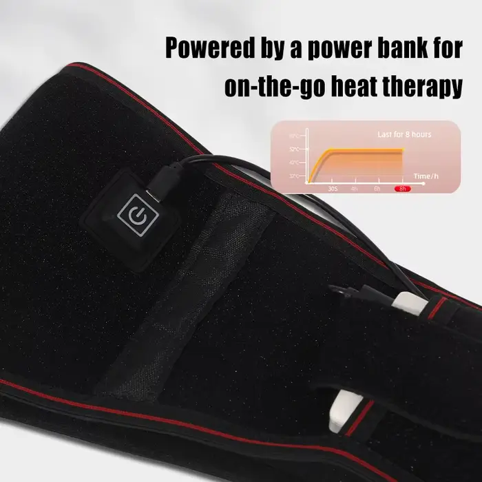 Ceinture de soutien lombaire chauffante avec Massage vibrant pour soulager les douleurs dans le bas du dos