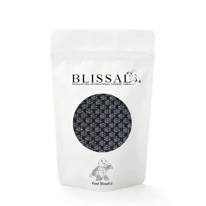 Serviette exfoliante, serviette de douche exfoliante