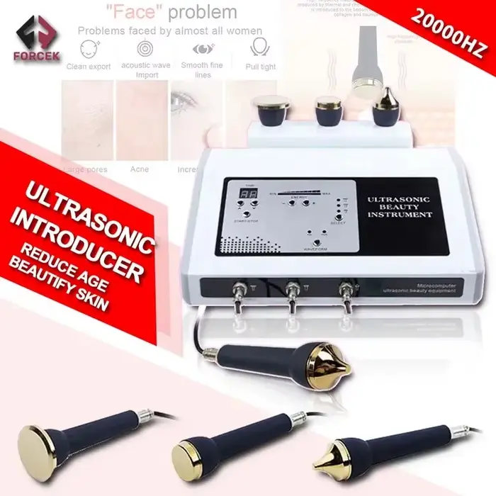 2025 la nouvelle Machine à ultrasons Portable 1 MHZ et 3 MHZ thérapie soins de la peau