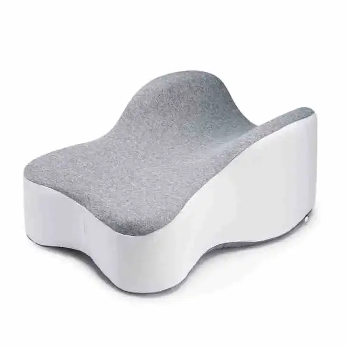 Oreiller en mousse à mémoire de forme grand format pour les jambes et les genoux