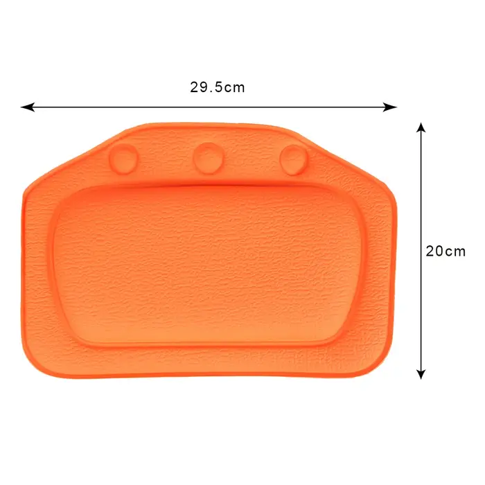 NICEYARD 21*31 cm cou baignoire coussin SPA bain oreiller doux appui-tête avec ventouse salle de bain fournitures accessoires de bain