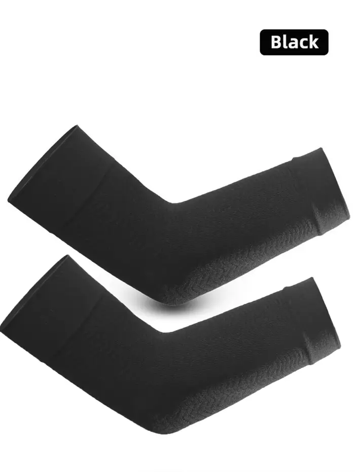1 paire de manchons de compression de coude (paire) – Support de coude de tennis et de golfeur – Cou