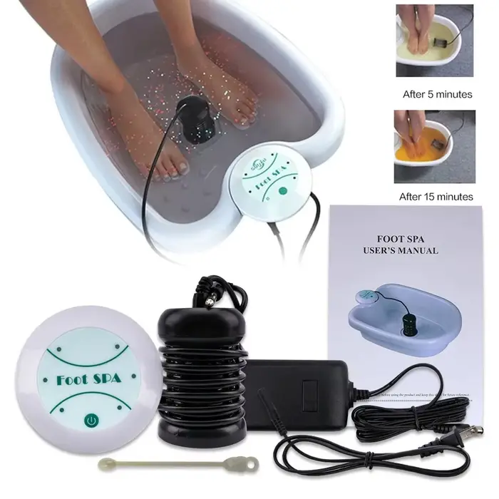 Détox ionique pied Spa bain Machine détoxidificateur nettoyer Footspa Vibrantion meilleurs soins matrices Aqua