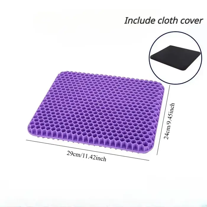 Coussin de siège en Gel Double épaisseur, coussin d'été en Gel d'œuf pour soulager la pression, cous