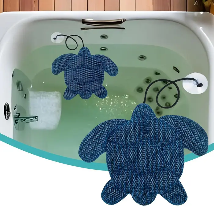 Éponge absorbante réutilisable pour spa, filtre en mousse en forme de tortue flottante, éliminateur de saleté et de graisse pour baignoire et jacuzzi