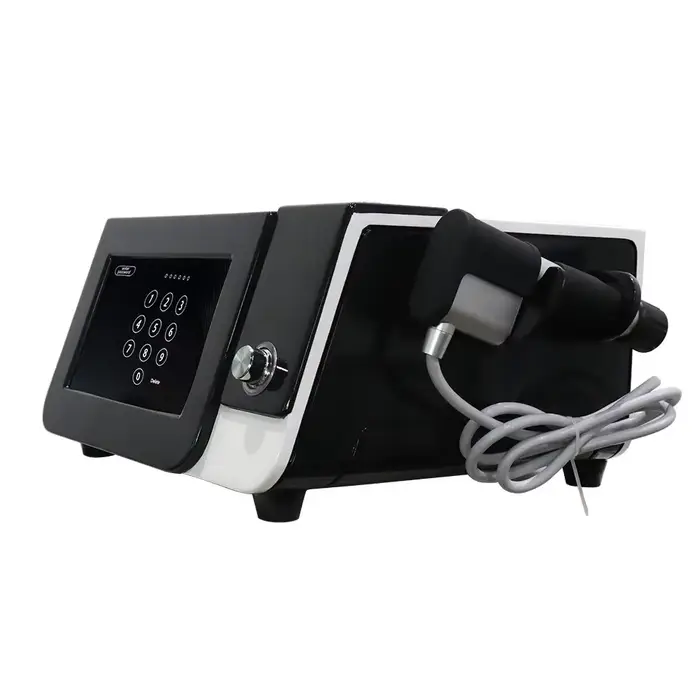 Pistolet de massage à ondes de choc extracorporelles automatique EMSWTC-007 pour soulager les douleurs corporelles, physiothérapie, relaxant, masseur à ondes de choc M
