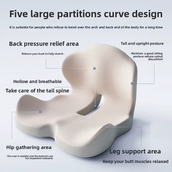Coussin une pièce en mousse à mémoire de forme