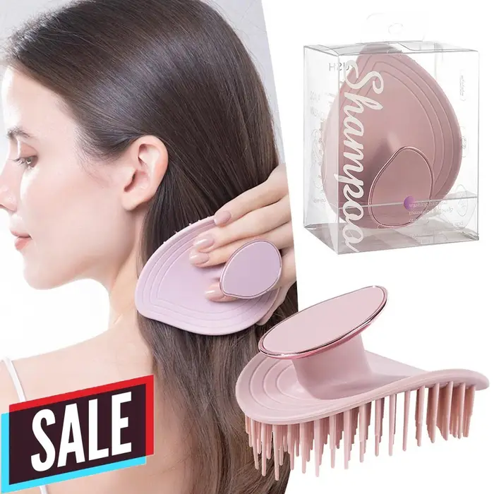 Masseur capillaire pour le soin des cheveux, brosse à shampooing et exfoliant pour tous types de cheveux, relaxant et exfoliant