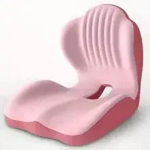 Coussin de soutien lombaire en mousse à mémoire de forme - Soulagement ergonomique de la douleur dorsale pour chaise de
