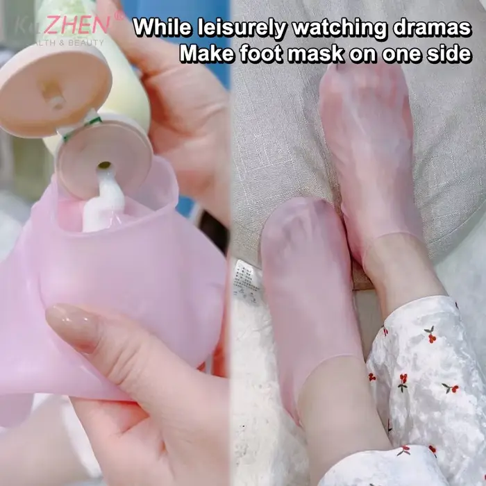 Masque pour les pieds Anti-fissure en Silicone SPA